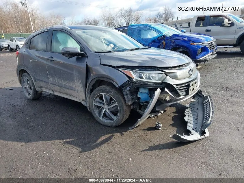 2021 Honda Hr-V Awd Ex VIN: 3CZRU6H5XMM727707 Lot: 40978044