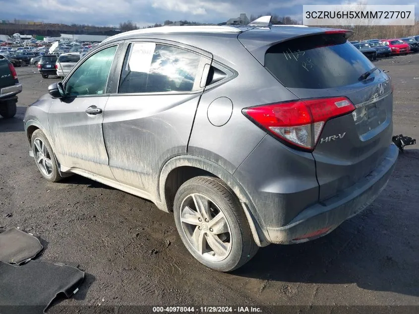 2021 Honda Hr-V Awd Ex VIN: 3CZRU6H5XMM727707 Lot: 40978044