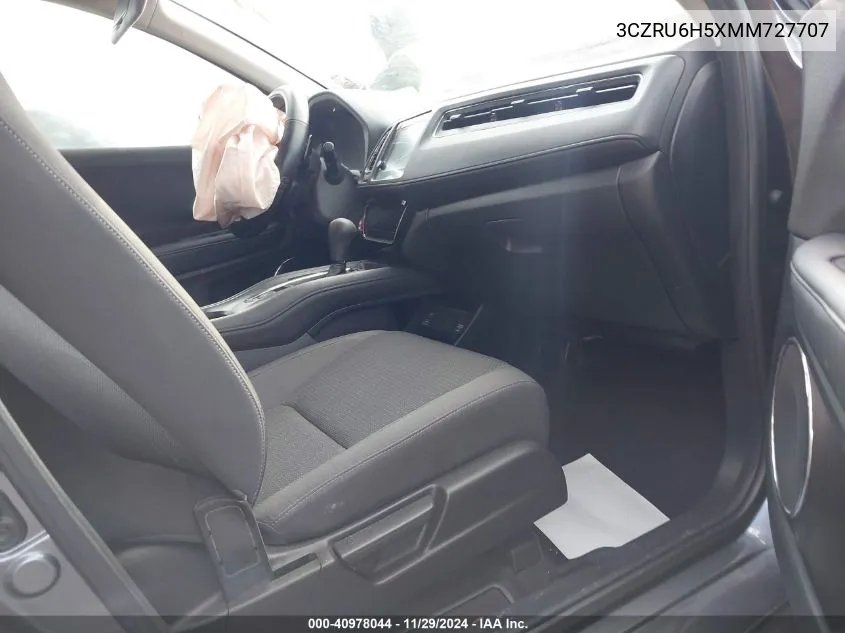 2021 Honda Hr-V Awd Ex VIN: 3CZRU6H5XMM727707 Lot: 40978044
