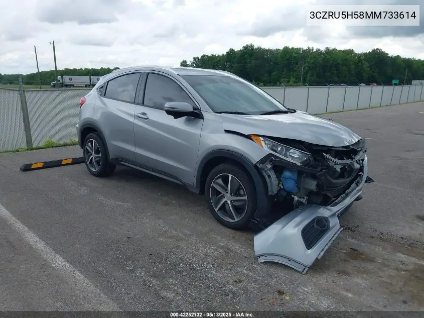 2021 Honda Hr-V 2Wd Ex VIN: 3CZRU5H58MM733614 Lot: 42252132