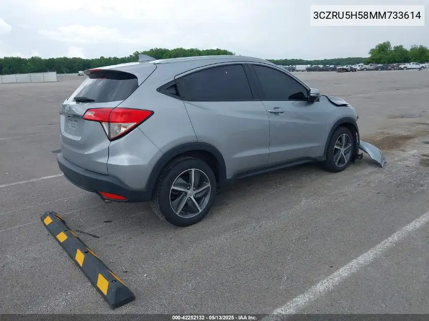 2021 Honda Hr-V 2Wd Ex VIN: 3CZRU5H58MM733614 Lot: 42252132