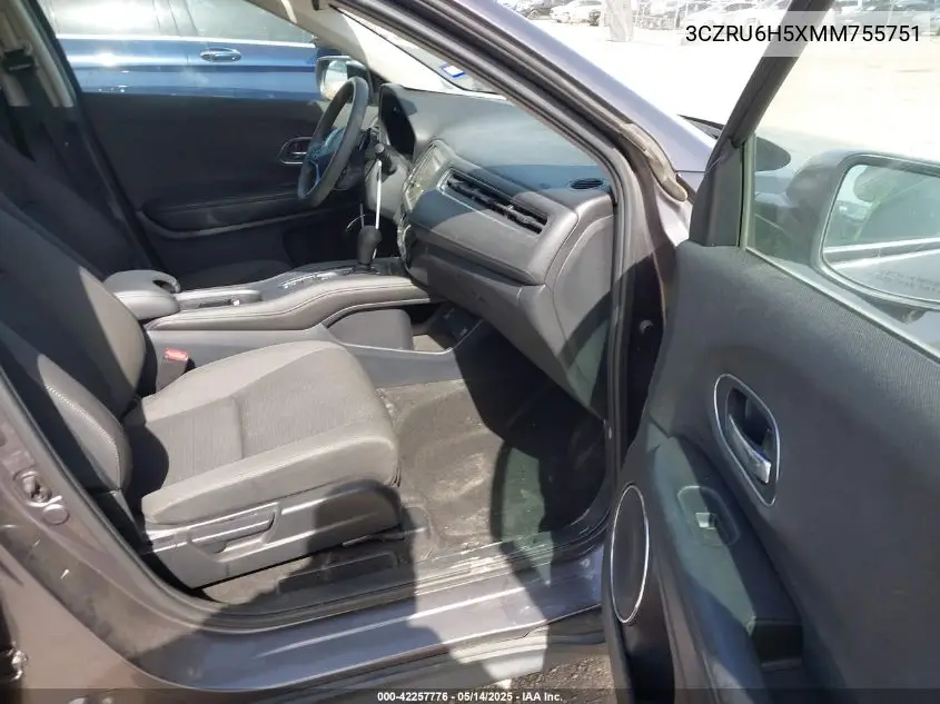 2021 Honda Hr-V Awd Ex VIN: 3CZRU6H5XMM755751 Lot: 42257776