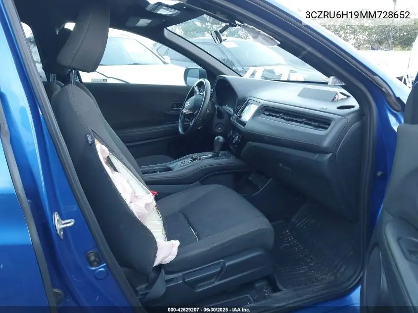 2021 Honda Hr-V Awd Sport VIN: 3CZRU6H19MM728652 Lot: 42629207