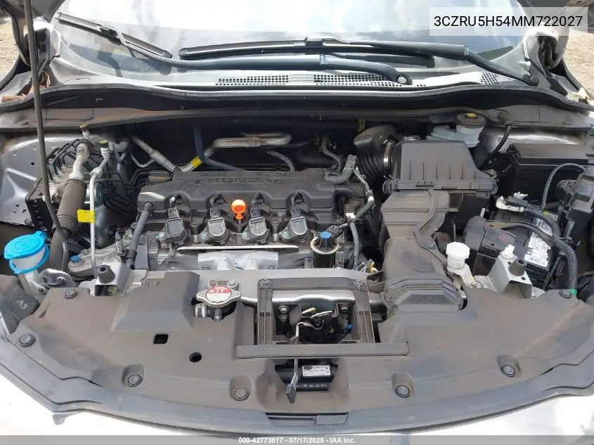 2021 Honda Hr-V 2Wd Ex VIN: 3CZRU5H54MM722027 Lot: 42773817