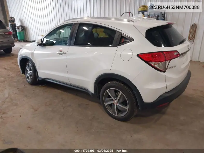 2022 Honda Hr-V Awd Ex VIN: 3CZRU6H53NM700088 Lot: 41709896