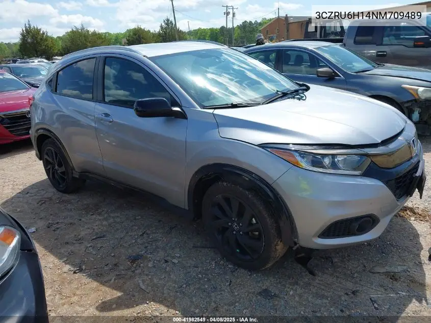 2022 Honda Hr-V Awd Sport VIN: 3CZRU6H14NM709489 Lot: 41982549