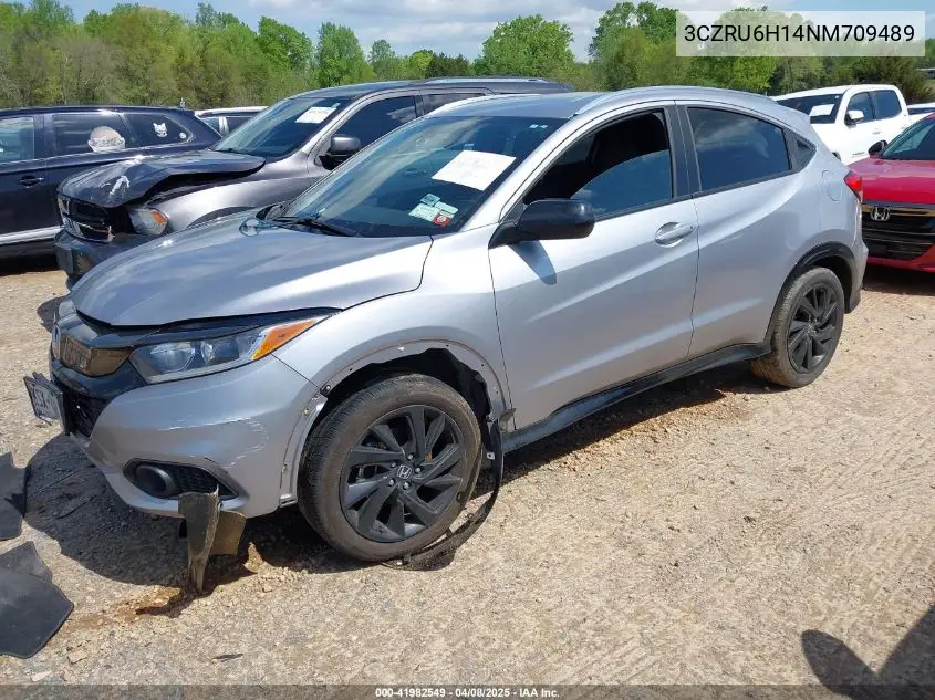 2022 Honda Hr-V Awd Sport VIN: 3CZRU6H14NM709489 Lot: 41982549