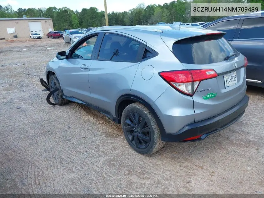 2022 Honda Hr-V Awd Sport VIN: 3CZRU6H14NM709489 Lot: 41982549