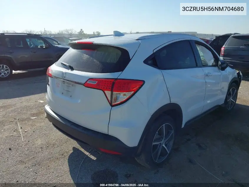 2022 Honda Hr-V 2Wd Ex VIN: 3CZRU5H56NM704680 Lot: 41984766
