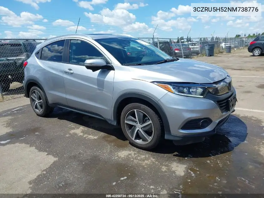 2022 Honda Hr-V 2Wd Ex VIN: 3CZRU5H52NM738776 Lot: 42258724