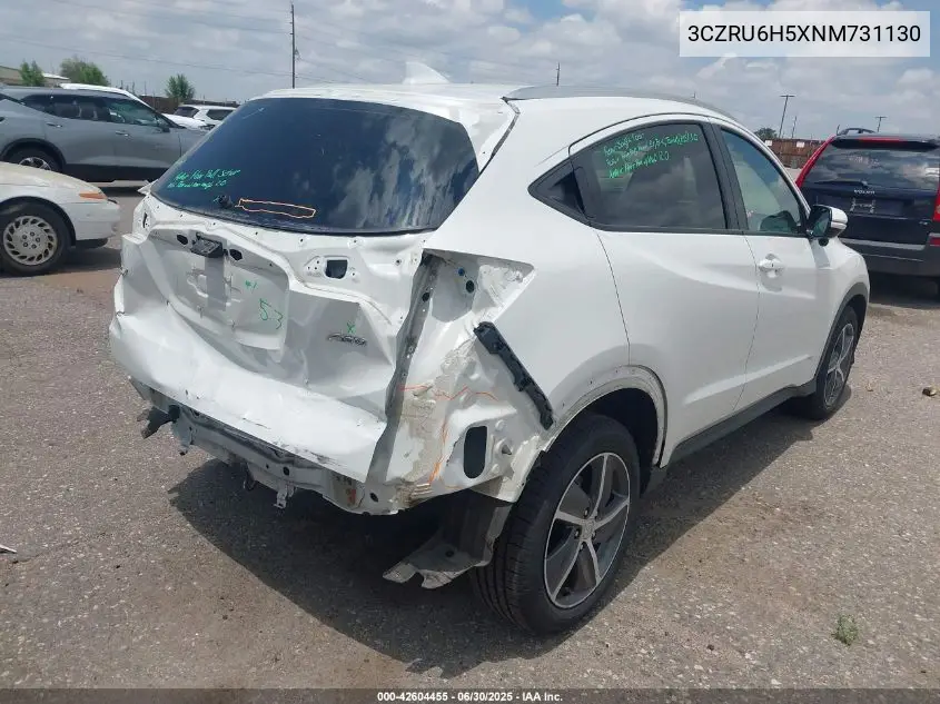 2022 Honda Hr-V Awd Ex VIN: 3CZRU6H5XNM731130 Lot: 42604455