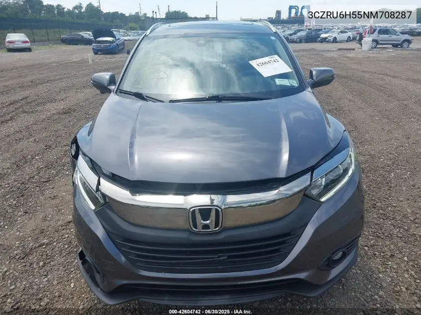 2022 Honda Hr-V Awd Ex VIN: 3CZRU6H55NM708287 Lot: 42604742