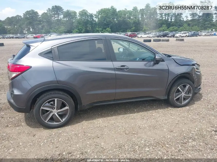 2022 Honda Hr-V Awd Ex VIN: 3CZRU6H55NM708287 Lot: 42604742