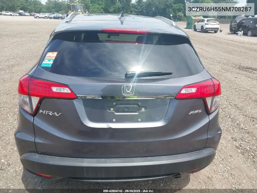 2022 Honda Hr-V Awd Ex VIN: 3CZRU6H55NM708287 Lot: 42604742