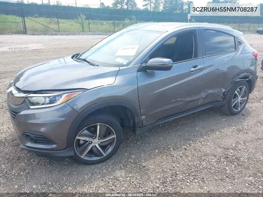 2022 Honda Hr-V Awd Ex VIN: 3CZRU6H55NM708287 Lot: 42604742