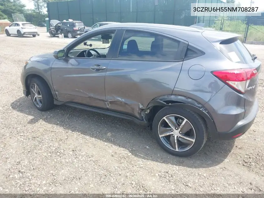 2022 Honda Hr-V Awd Ex VIN: 3CZRU6H55NM708287 Lot: 42604742