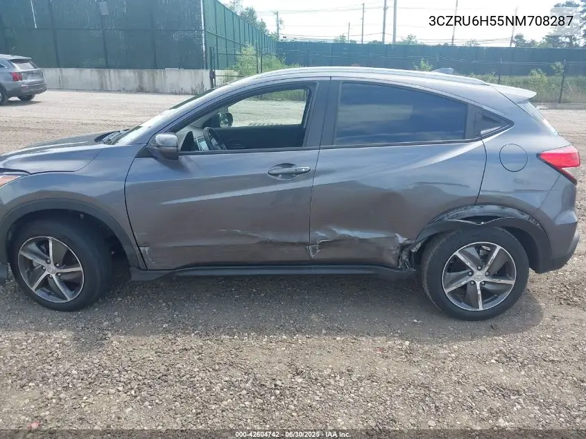 2022 Honda Hr-V Awd Ex VIN: 3CZRU6H55NM708287 Lot: 42604742