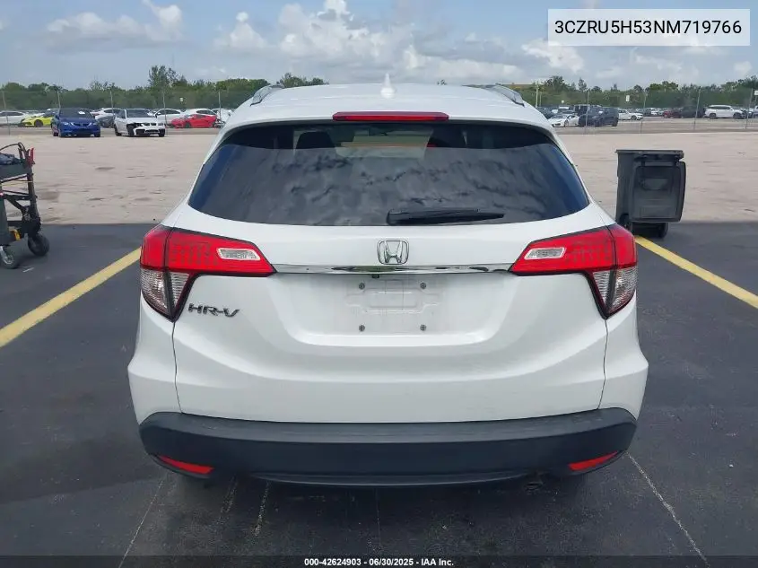 2022 Honda Hr-V 2Wd Ex VIN: 3CZRU5H53NM719766 Lot: 42624903