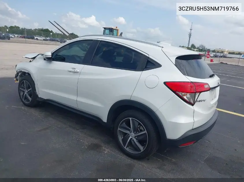 2022 Honda Hr-V 2Wd Ex VIN: 3CZRU5H53NM719766 Lot: 42624903