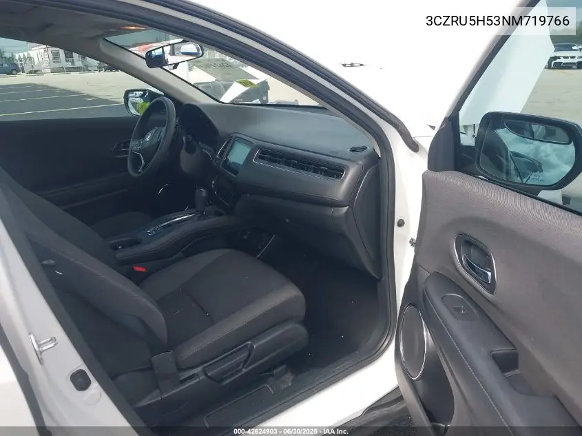 2022 Honda Hr-V 2Wd Ex VIN: 3CZRU5H53NM719766 Lot: 42624903