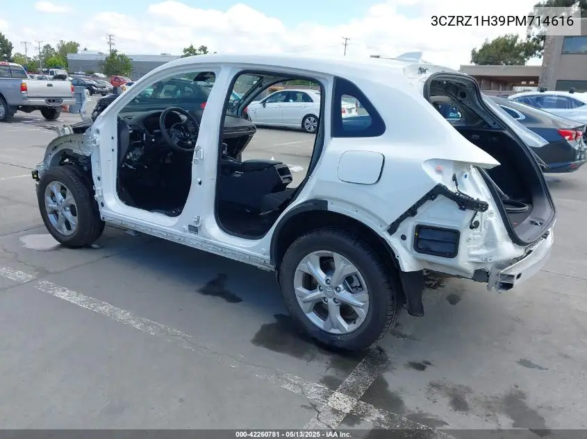 2023 Honda Hr-V 2Wd Lx VIN: 3CZRZ1H39PM714616 Lot: 42260781