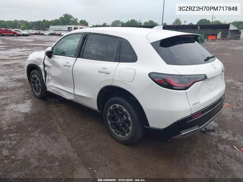 2023 Honda Hr-V Awd Ex-L VIN: 3CZRZ2H70PM717848 Lot: 42608090