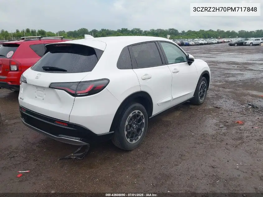 2023 Honda Hr-V Awd Ex-L VIN: 3CZRZ2H70PM717848 Lot: 42608090