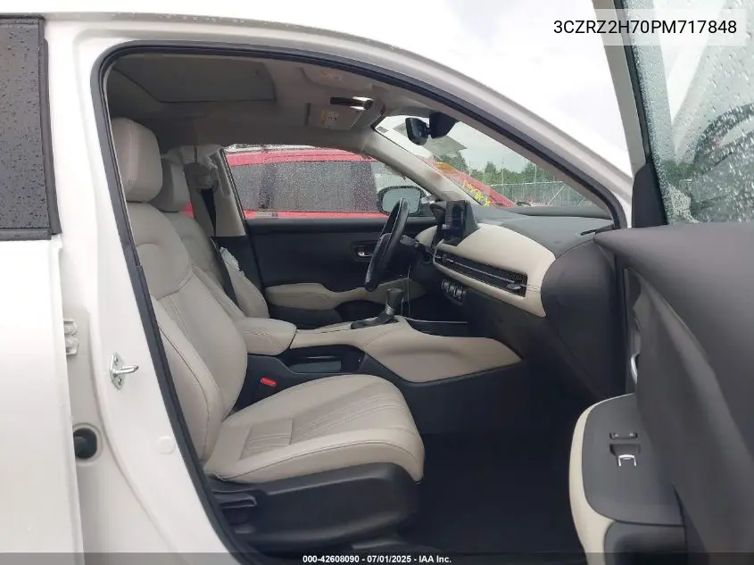 2023 Honda Hr-V Awd Ex-L VIN: 3CZRZ2H70PM717848 Lot: 42608090