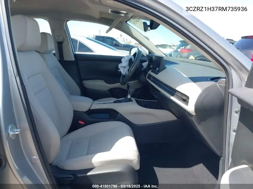 2024 Honda Hr-V 2Wd Lx VIN: 3CZRZ1H37RM735936 Lot: 41801798