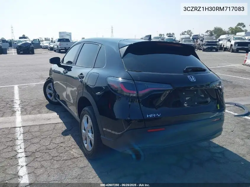 2024 Honda Hr-V 2Wd Lx VIN: 3CZRZ1H30RM717083 Lot: 42607250
