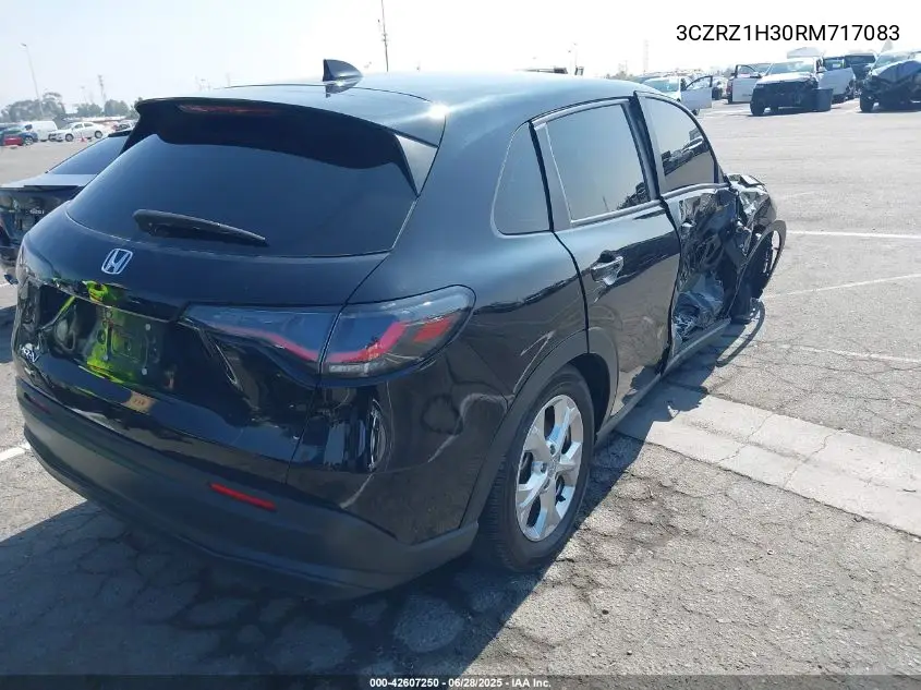 2024 Honda Hr-V 2Wd Lx VIN: 3CZRZ1H30RM717083 Lot: 42607250