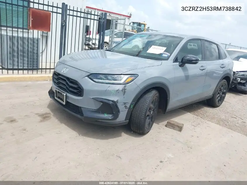3czrz2h53rm738842 3CZRZ2H53RM738842 2024 Honda Hr-V Awd Sport/Awd Sport W/O Bsi