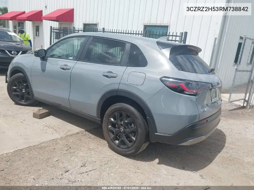 3czrz2h53rm738842 3CZRZ2H53RM738842 2024 Honda Hr-V Awd Sport/Awd Sport W/O Bsi