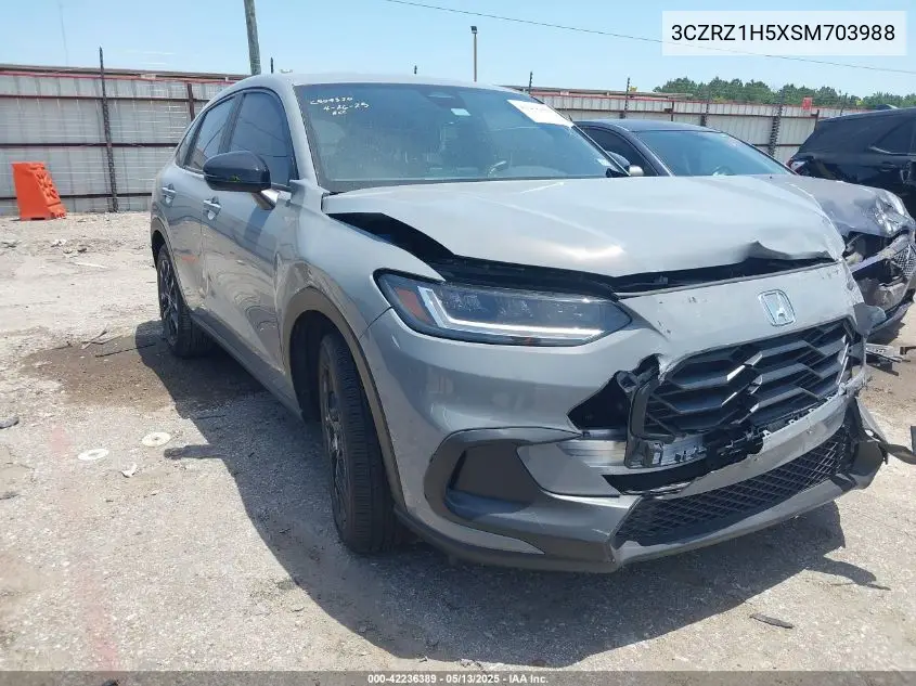 2025 Honda Hr-V 2Wd Sport VIN: 3CZRZ1H5XSM703988 Lot: 42236389