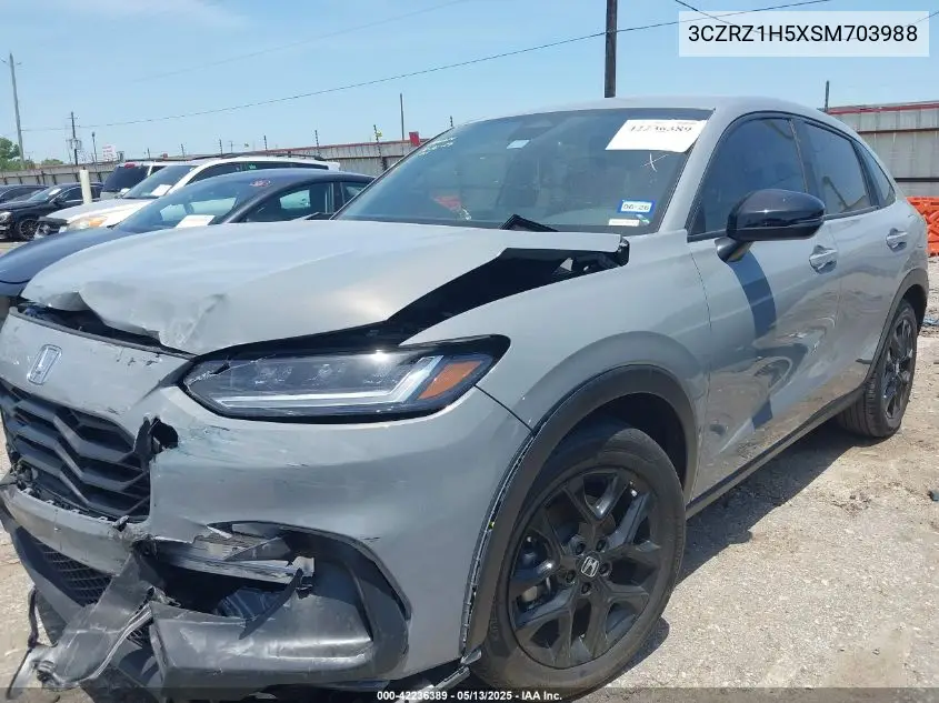 2025 Honda Hr-V 2Wd Sport VIN: 3CZRZ1H5XSM703988 Lot: 42236389