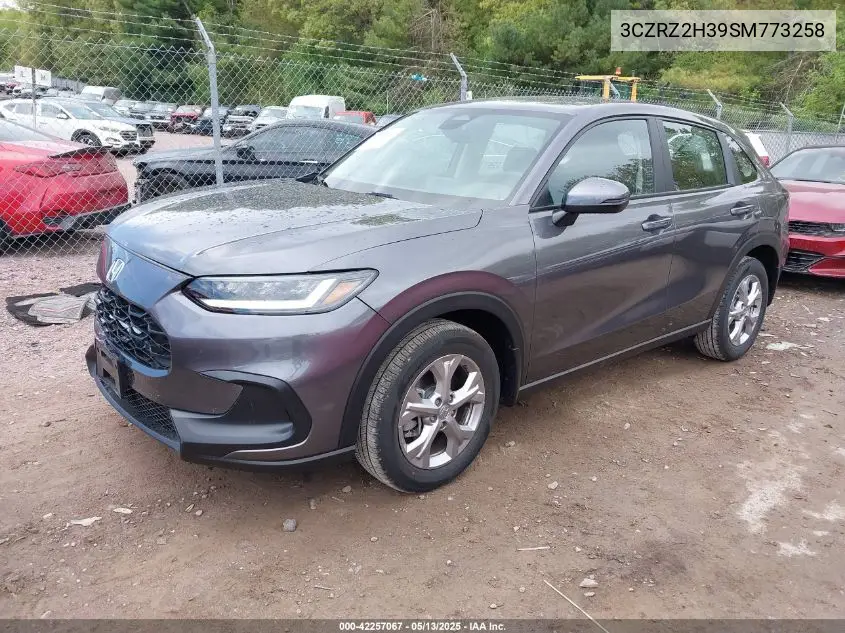 2025 Honda Hr-V Awd Lx VIN: 3CZRZ2H39SM773258 Lot: 42257067