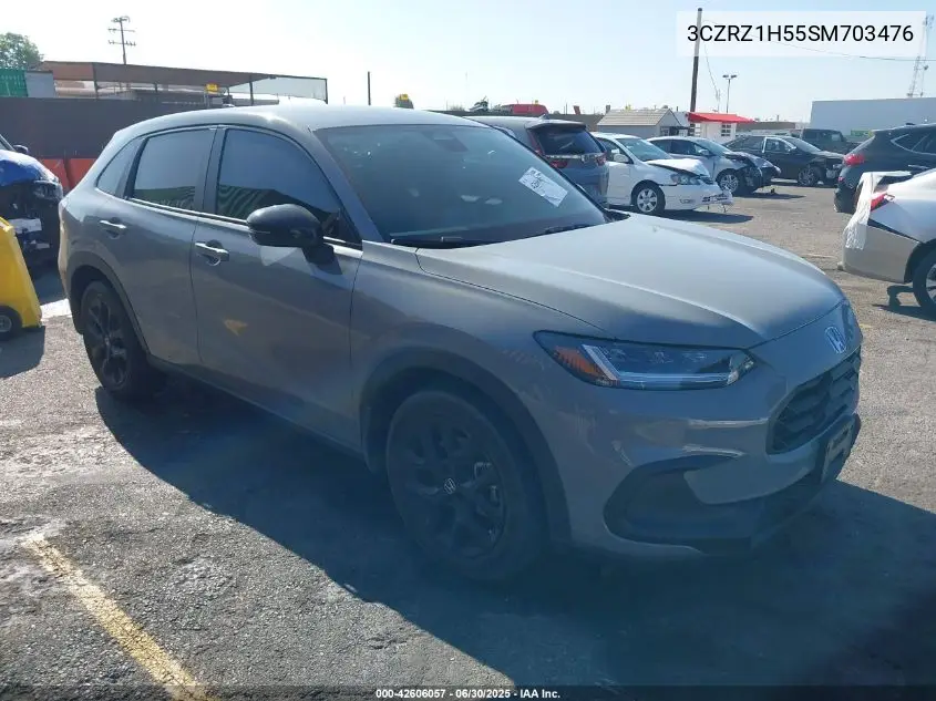 2025 Honda Hr-V 2Wd Sport VIN: 3CZRZ1H55SM703476 Lot: 42606057