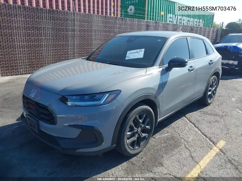 2025 Honda Hr-V 2Wd Sport VIN: 3CZRZ1H55SM703476 Lot: 42606057