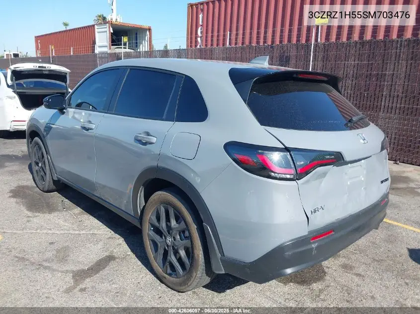 2025 Honda Hr-V 2Wd Sport VIN: 3CZRZ1H55SM703476 Lot: 42606057