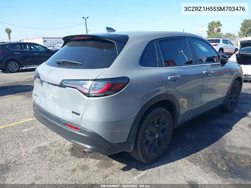 2025 Honda Hr-V 2Wd Sport VIN: 3CZRZ1H55SM703476 Lot: 42606057