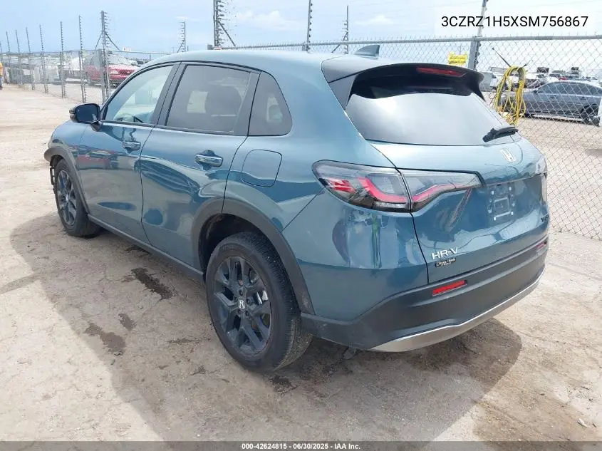 2025 Honda Hr-V 2Wd Sport VIN: 3CZRZ1H5XSM756867 Lot: 42624815
