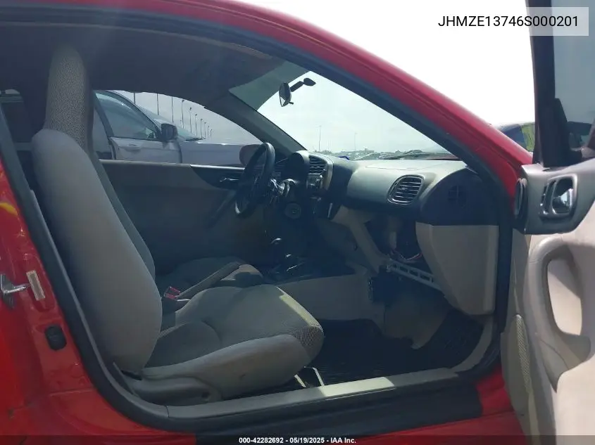 2006 Honda Insight VIN: JHMZE13746S000201 Lot: 42282692