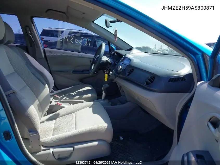 2010 Honda Insight Lx VIN: JHMZE2H59AS800871 Lot: 12303712