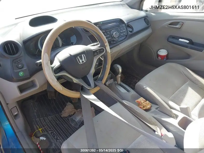 jhmze2h5xas801611 JHMZE2H5XAS801611 2010 Honda Insight Lx