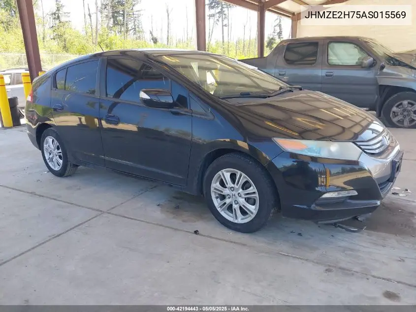2010 Honda Insight Ex VIN: JHMZE2H75AS015569 Lot: 42194443
