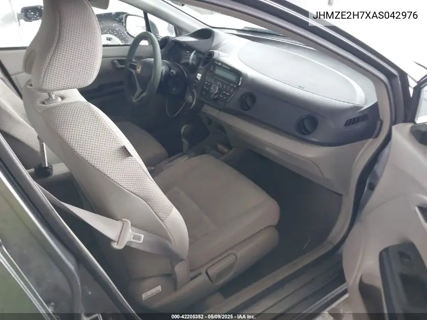 2010 Honda Insight Ex VIN: JHMZE2H7XAS042976 Lot: 42205352