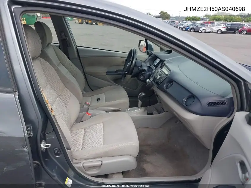 2010 Honda Insight Lx VIN: JHMZE2H50AS040698 Lot: 42218670