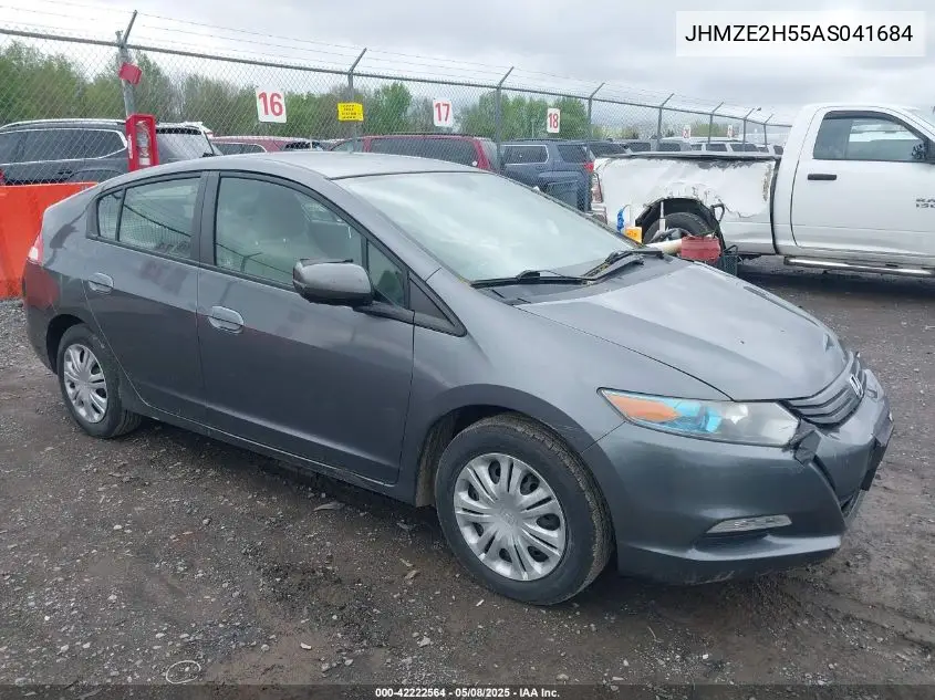 2010 Honda Insight Lx VIN: JHMZE2H55AS041684 Lot: 42222564