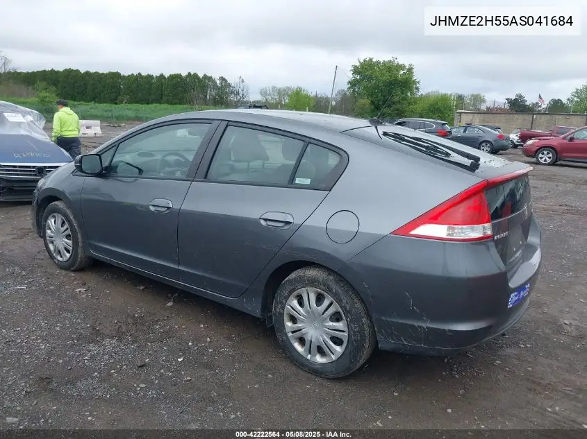 2010 Honda Insight Lx VIN: JHMZE2H55AS041684 Lot: 42222564