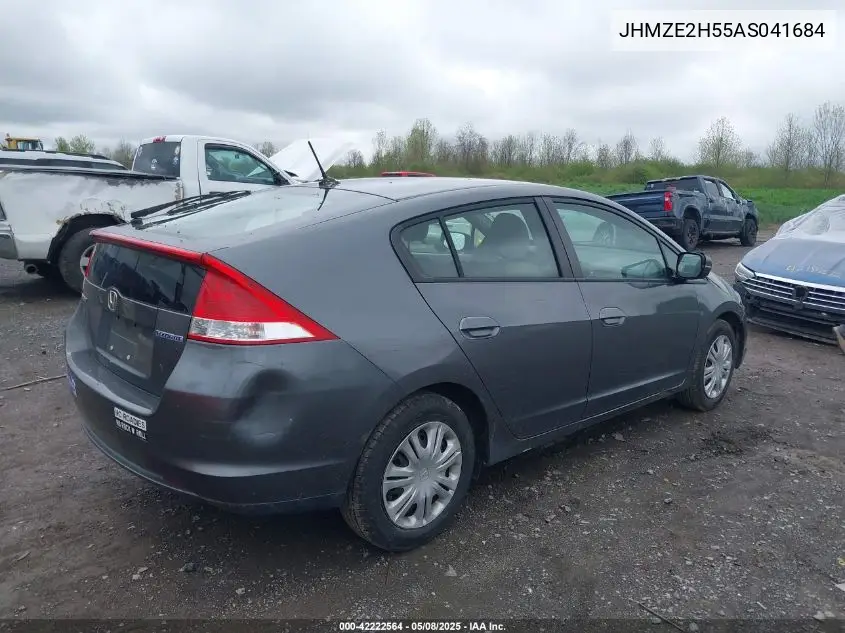 2010 Honda Insight Lx VIN: JHMZE2H55AS041684 Lot: 42222564